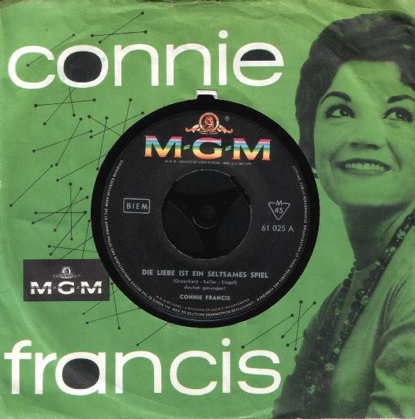 Accords et paroles Die Liebe Ist Ein Seltsames Spiel Connie Francis