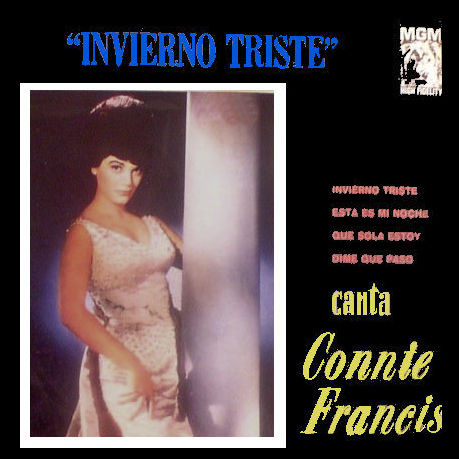 Accords et paroles Invierno Triste Connie Francis