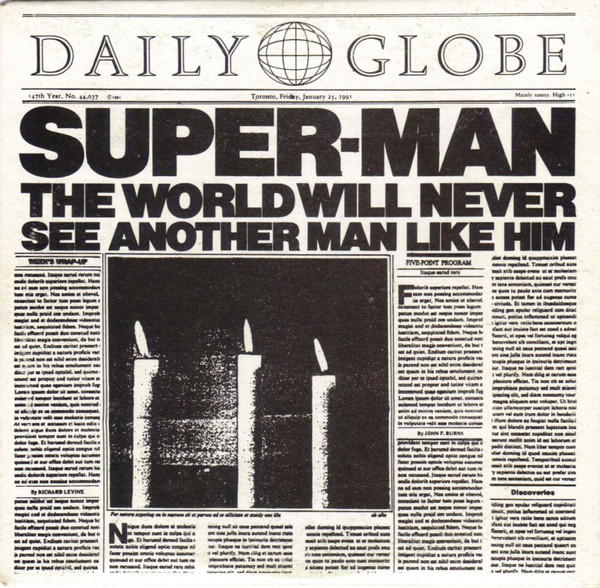Accords et paroles Superman Song Crash Test Dummies