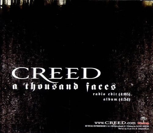 Accords et paroles A Thousand Faces Creed