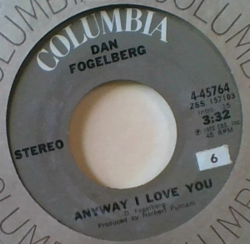 Accords et paroles Anyway I Love You Dan Fogelberg