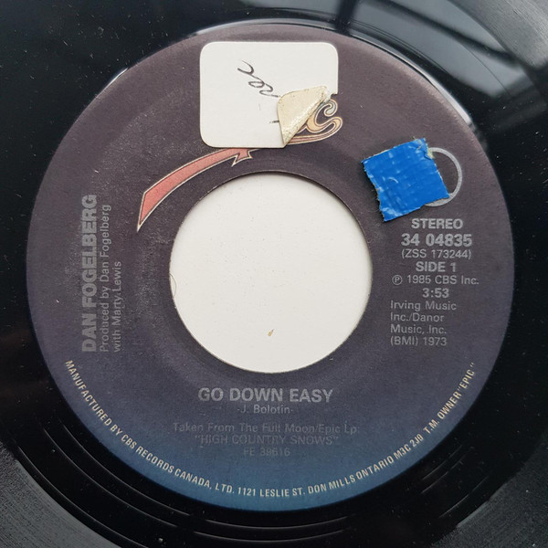 Accords et paroles Go Down Easy Dan Fogelberg