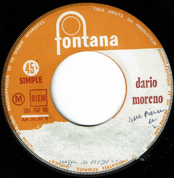 Accords et paroles La marmite Dario Moreno