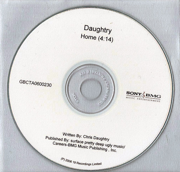 Accords et paroles Home Daughtry