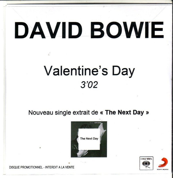 Accords et paroles Valentine's Day David Bowie