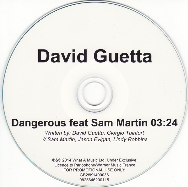 Accords et paroles Dangerous David Guetta