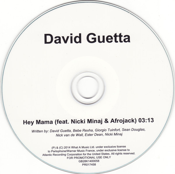 Accords et paroles Hey Mama David Guetta