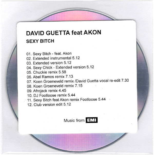 Accords et paroles Sexy Bitch David Guetta