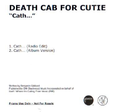 Accords et paroles Cath Death Cab For Cutie