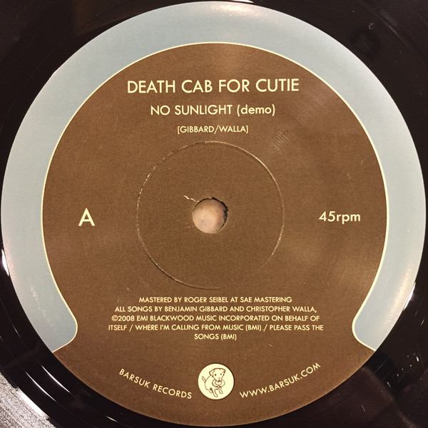 Accords et paroles The Ice Is Getting Thinner Death Cab For Cutie
