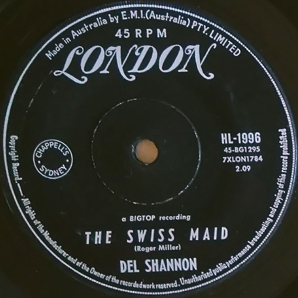 Accords et paroles Lies Del Shannon