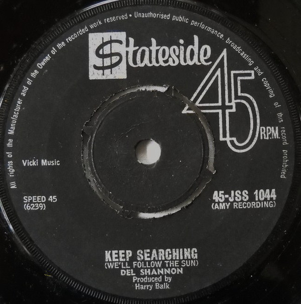 Accords et paroles The Prom Del Shannon