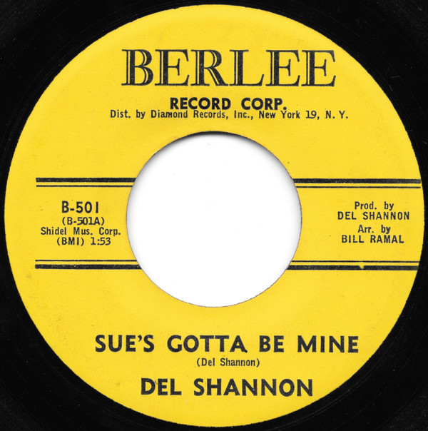 Accords et paroles Sues Gotta Be Mine Del Shannon