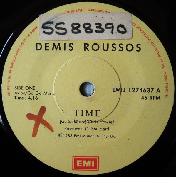 Accords et paroles Time Demis Roussos