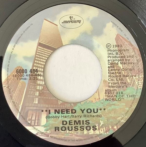 Accords et paroles Were Over Demis Roussos