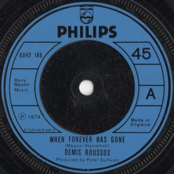 Accords et paroles When Forever Has Gone Demis Roussos