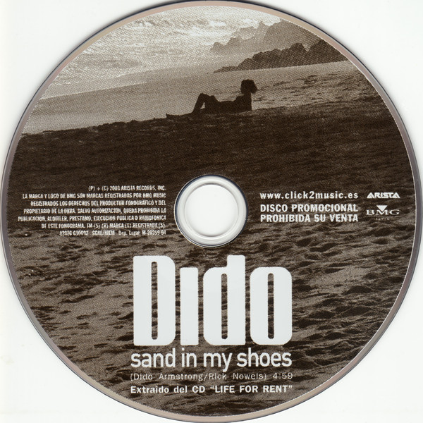 Accords et paroles Sand In My Shoes Dido