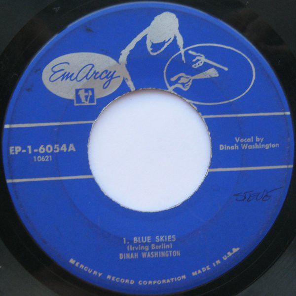Accords et paroles Blue Skies Dinah Washington