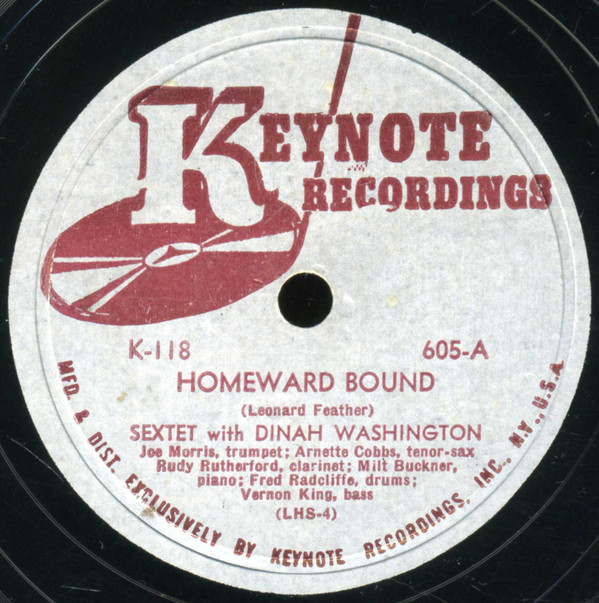Accords et paroles Homeward Bound Dinah Washington