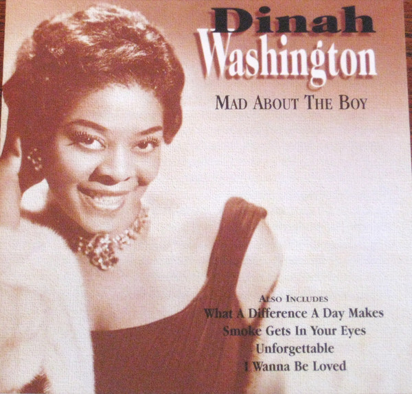 Accords et paroles Mad about the boy Dinah Washington