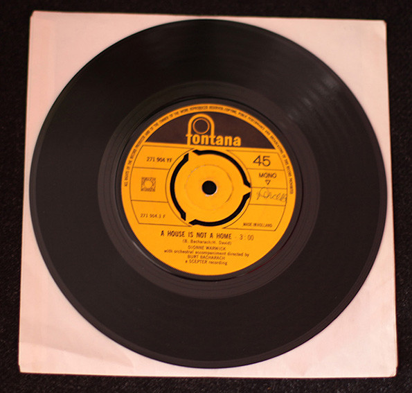 Accords et paroles A house is not a home Dionne Warwick