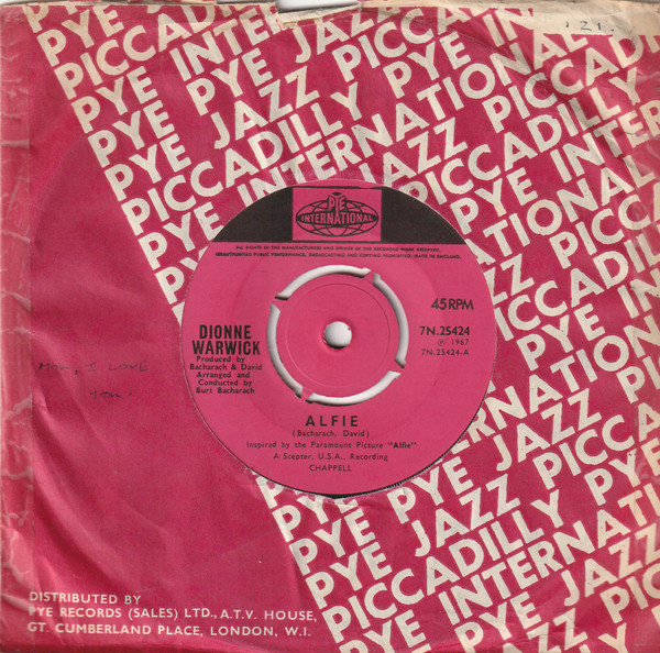 Accords et paroles Alfie Dionne Warwick