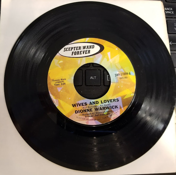 Accords et paroles Wives And Lovers Dionne Warwick