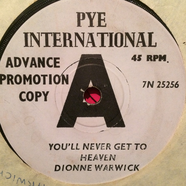 Accords et paroles Youll Never Get To Heaven Dionne Warwick
