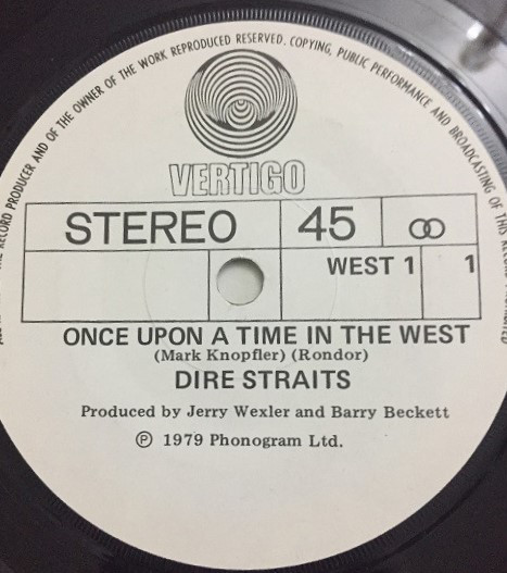 Accords et paroles Once Upon A Time In The West Dire Straits