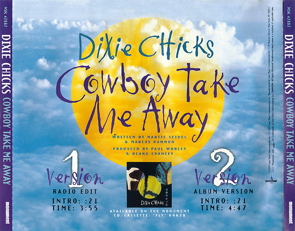 Accords et paroles Cowboy Take Me Away Dixie Chicks
