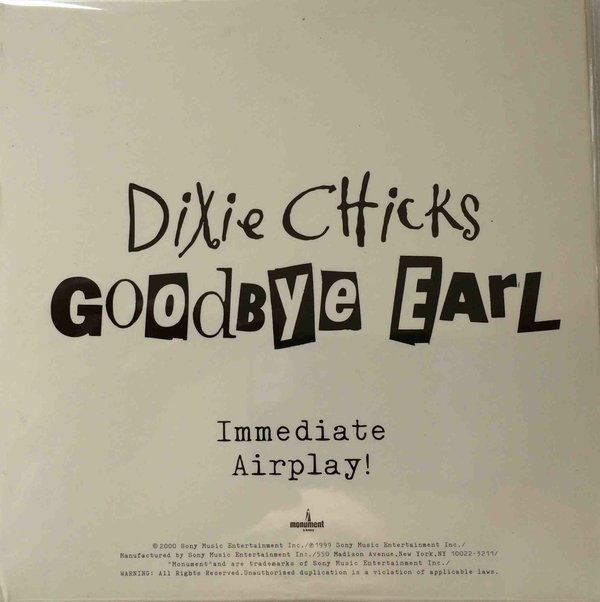 Accords et paroles Goodbye Earl Dixie Chicks