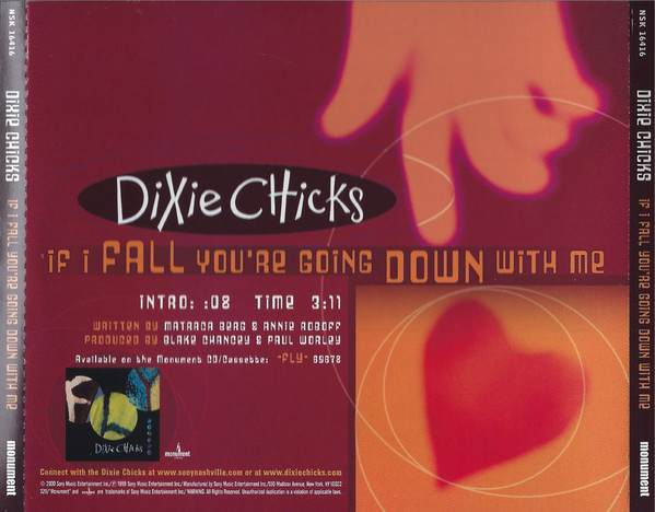 Accords et paroles If I Fall You're Going Down With Me Dixie Chicks