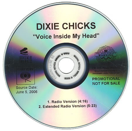 Accords et paroles Voice inside my head Dixie Chicks