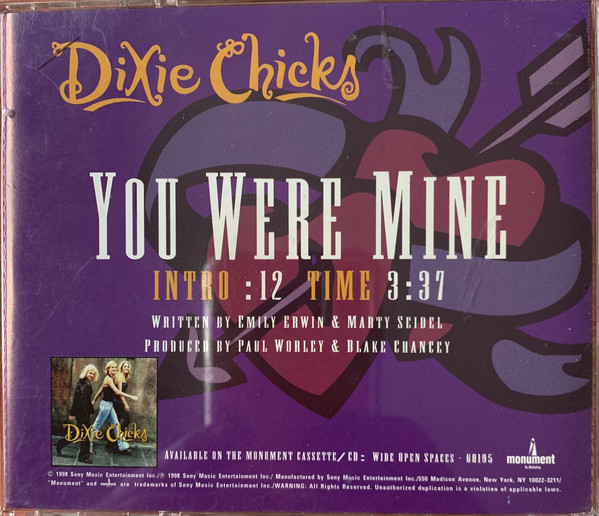 Accords et paroles You Were Mine Dixie Chicks