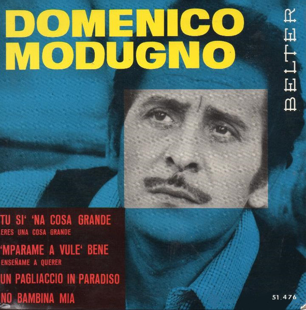 Accords et paroles Tu si na cosa grande Domenico Modugno