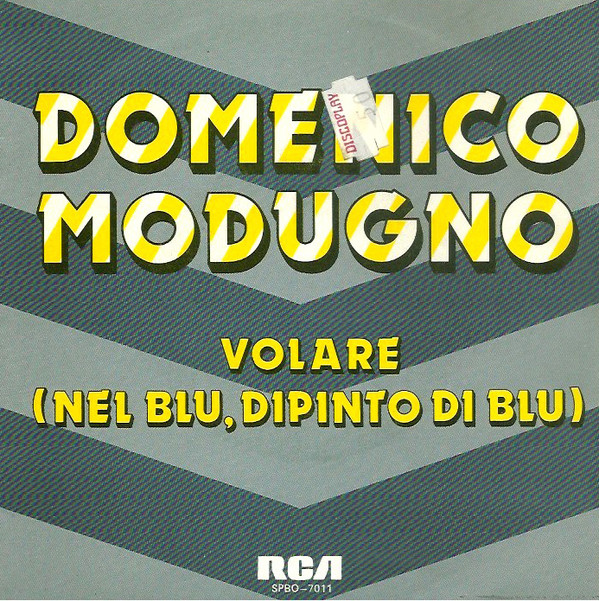 Accords et paroles Volare Nel Blu Dipinto Di Blu Domenico Modugno