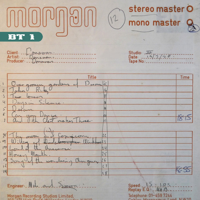 Accords et paroles Lord Of The Universe Donovan