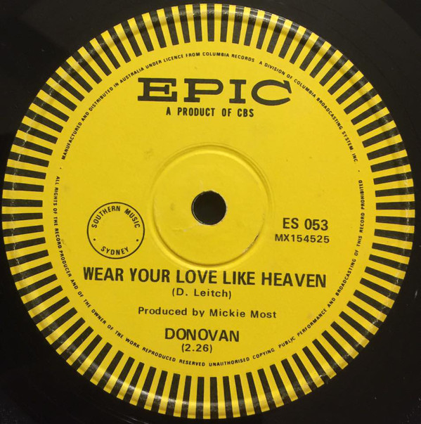 Accords et paroles Oh Gosh Donovan
