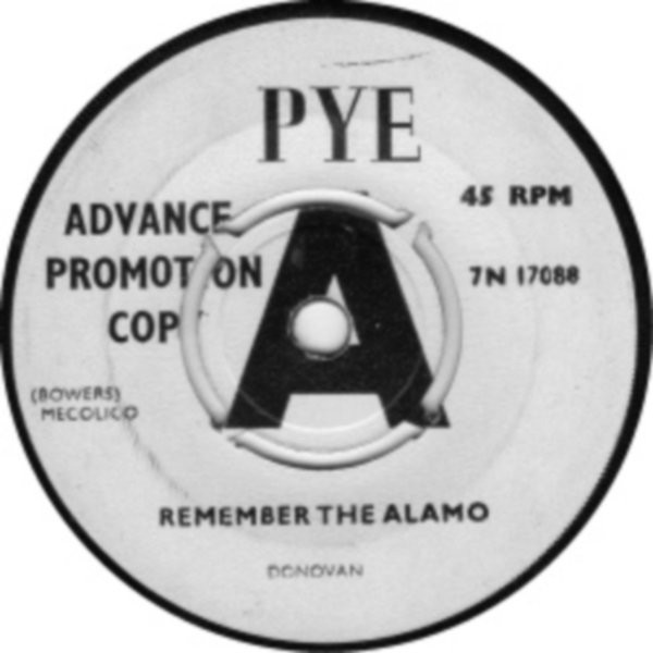 Accords et paroles Remember the Alamo Donovan