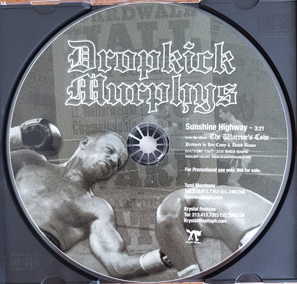 Accords et paroles Sunshine Highway Dropkick Murphys