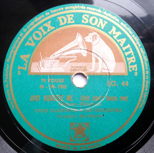 Accords et paroles Just Squeeze Me Duke Ellington
