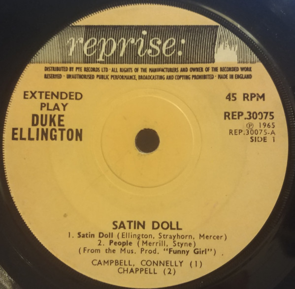 Accords et paroles Satin doll Duke Ellington