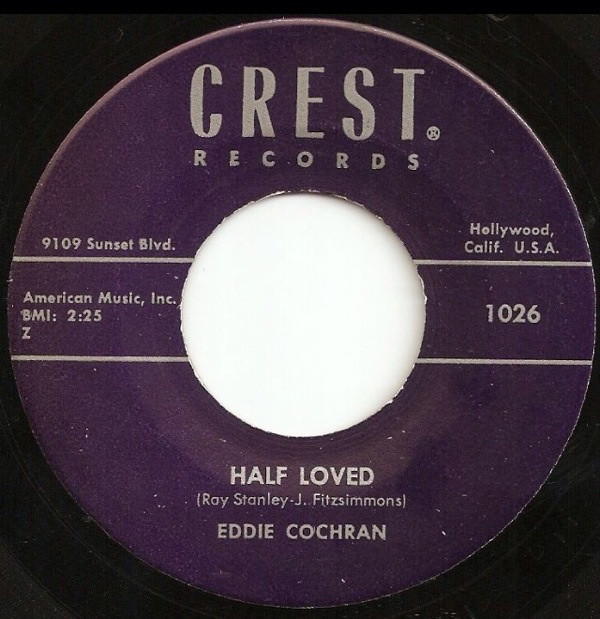 Accords et paroles Half Loved Eddie Cochran