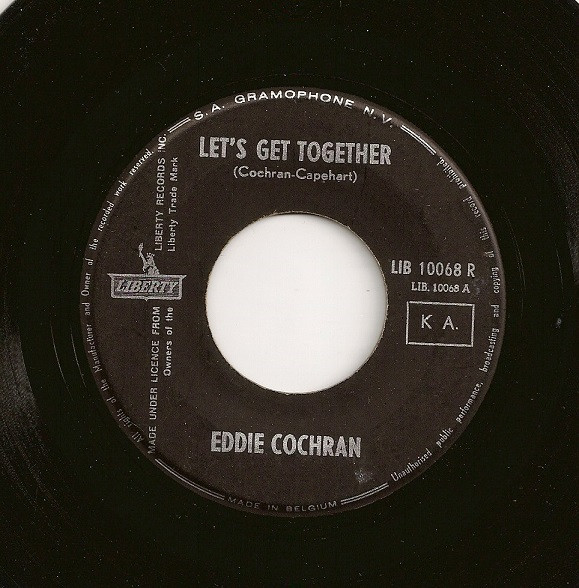 Accords et paroles Lets Get Together Eddie Cochran