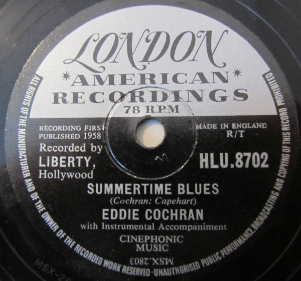 Accords et paroles Love Again Eddie Cochran