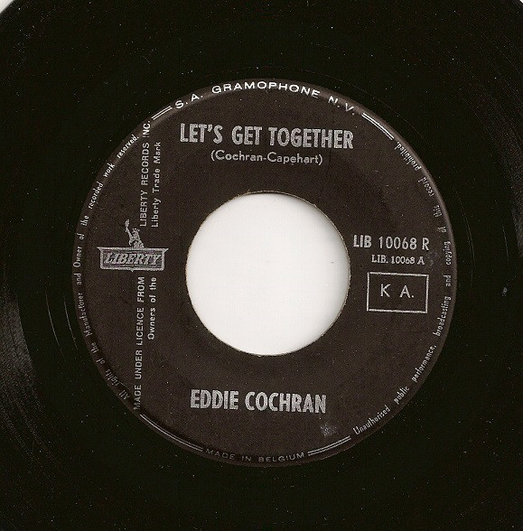Accords et paroles Rock N Roll Blues Eddie Cochran
