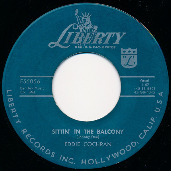 Accords et paroles Sittin In The Balcony Eddie Cochran
