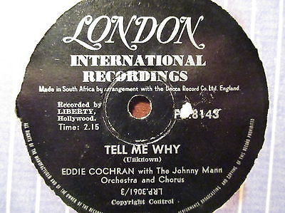 Accords et paroles Tell Me Why Eddie Cochran