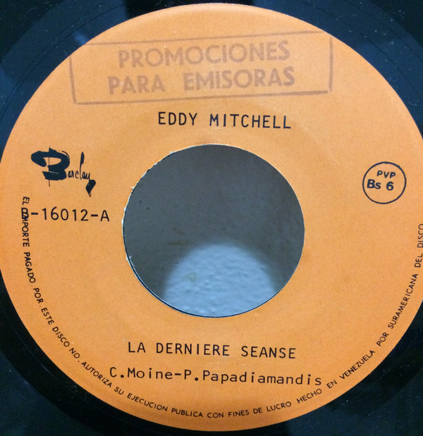Accords et paroles Et la voix d' Elvis Eddy Mitchell