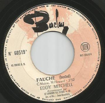 Accords et paroles Fauché Eddy Mitchell